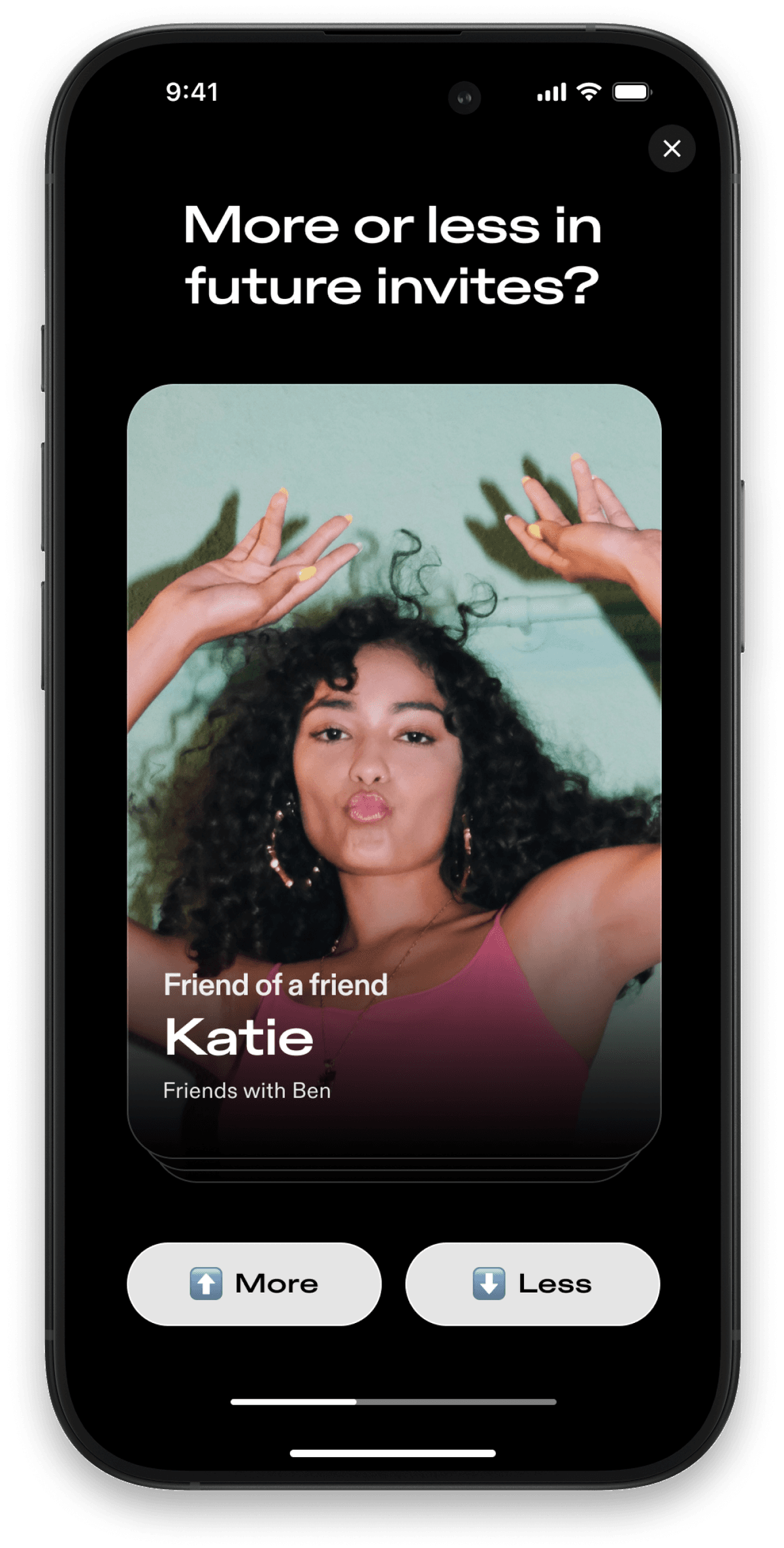 Spontaneous app chat interface