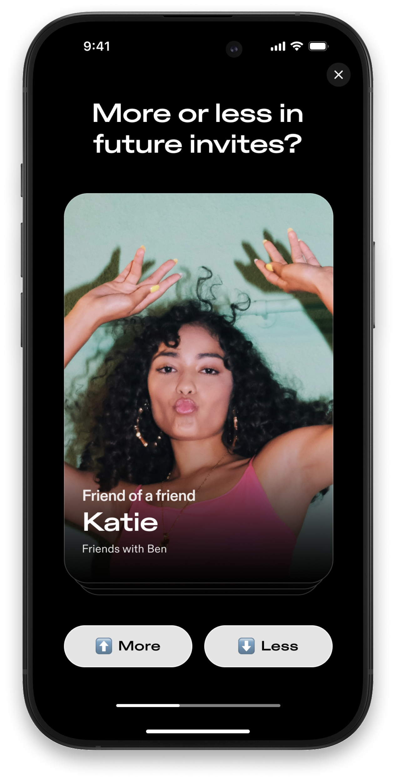 Spontaneous app chat interface